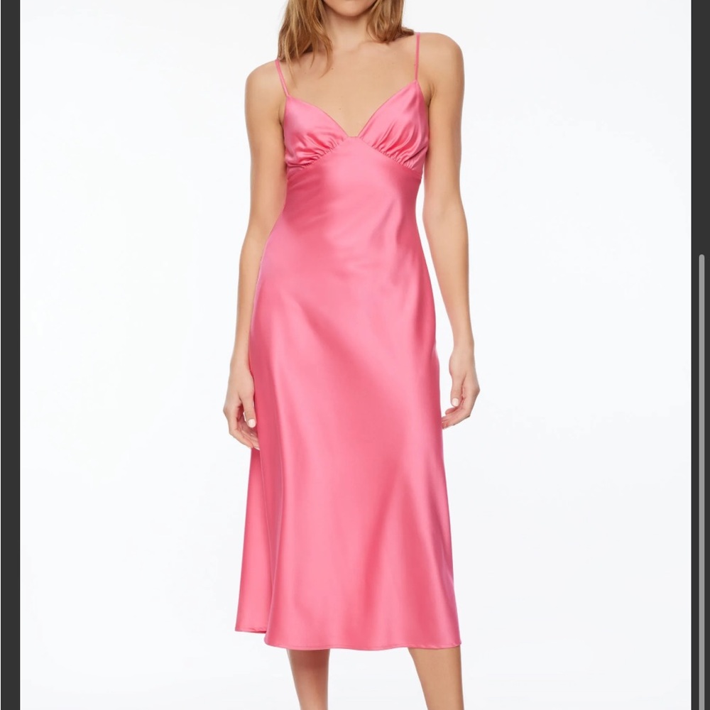 Dynamite Violet Open Back Slip Midi Dress💕